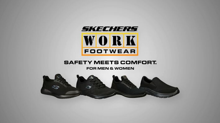 partícula Decepción nicotina Men's Work Shoes | Men's Safety Trainers | SKECHERS IE