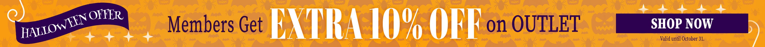 Skinny Banner - Outlet Halloween