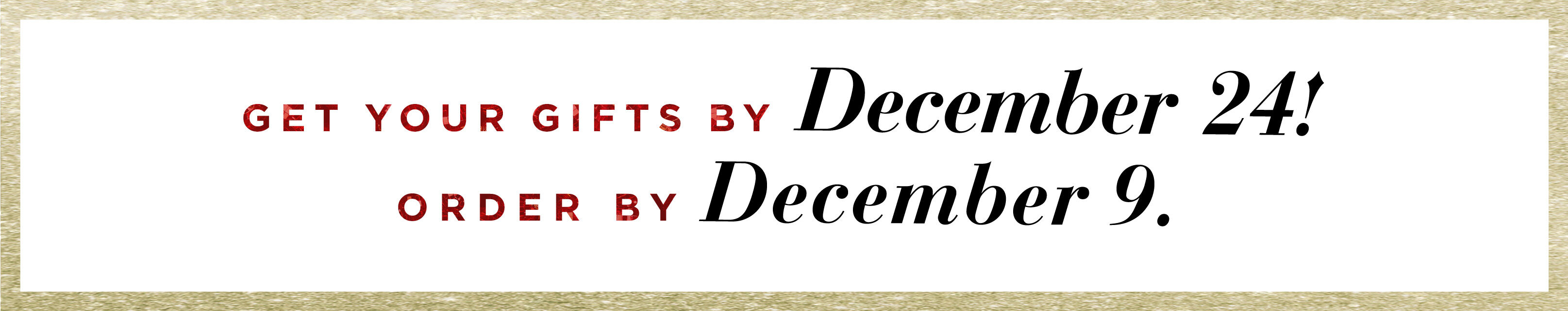 Skechers Holiday Gift Guide Last Order Date